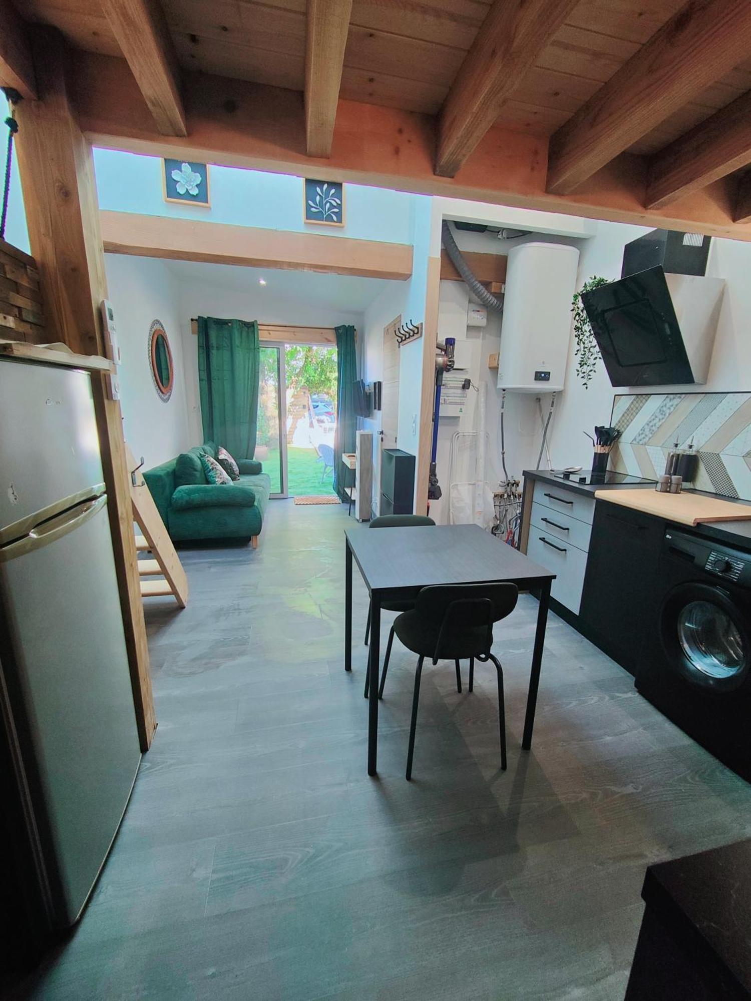 Tiny House Avec Jardin Et Acces Piscine Chauffee Villa Saint-Médard-en-Jalles Exterior photo