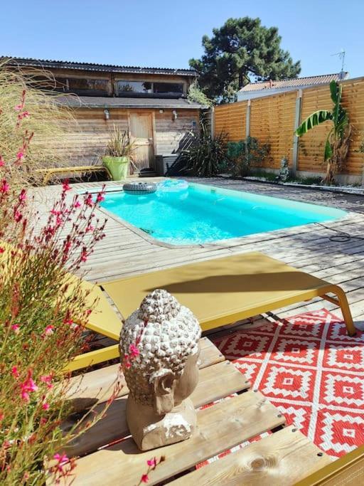 Tiny House Avec Jardin Et Acces Piscine Chauffee Villa Saint-Médard-en-Jalles Exterior photo